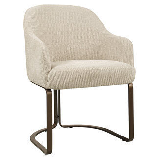 Richmond Interiors  Eetkamerstoel Hadley naturel boldweave fire retardant