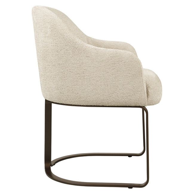 Richmond Interiors  Eetkamerstoel Hadley naturel boldweave fire retardant