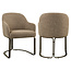 Richmond Interiors  Eetkamerstoel Hadley bruin tweed fire retardant