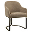 Richmond Interiors  Eetkamerstoel Hadley bruin tweed fire retardant