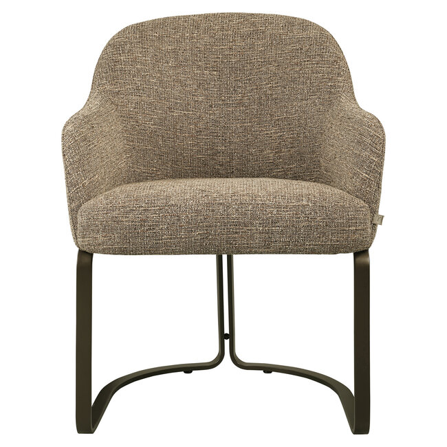 Richmond Interiors  Eetkamerstoel Hadley bruin tweed fire retardant