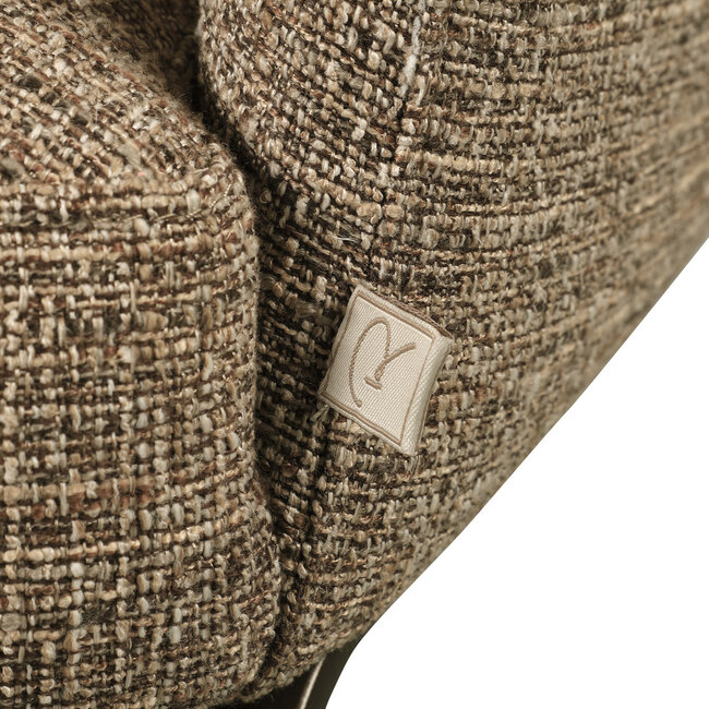 Richmond Interiors  Eetkamerstoel Hadley bruin tweed fire retardant