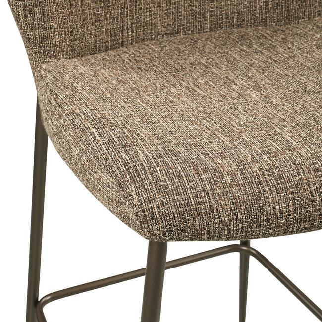 Richmond Interiors  Counterstoel Odarby bruin tweed fire retardant