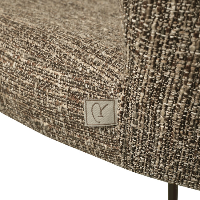 Richmond Interiors  Counterstoel Odarby bruin tweed fire retardant