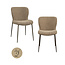 Richmond Interiors  Eetkamerstoel Odarby bruin tweed- Set van 2