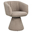 Richmond Interiors  Eetkamerstoel Madeline mocca chunky draaibaar