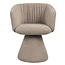 Richmond Interiors  Eetkamerstoel Madeline mocca chunky draaibaar