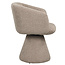 Richmond Interiors  Eetkamerstoel Madeline mocca chunky draaibaar