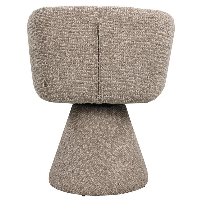 Richmond Interiors  Eetkamerstoel Madeline mocca chunky draaibaar