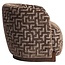 Richmond Interiors  Lounge stoel Hannah bruin labyrinth fire retardant