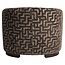 Richmond Interiors  Lounge stoel Hannah bruin labyrinth fire retardant
