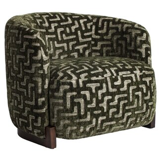 Richmond Interiors  Lounge stoel Hannah moss labyrinth fire retardant