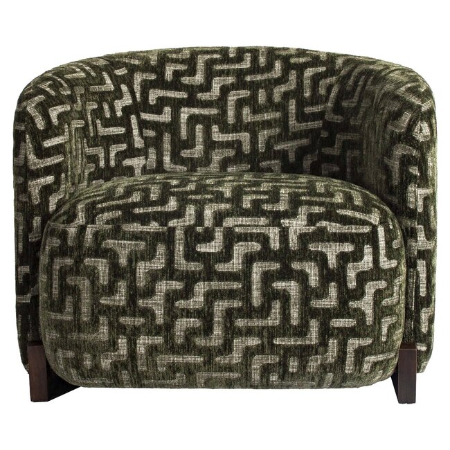 Richmond Interiors  Lounge stoel Hannah moss labyrinth fire retardant