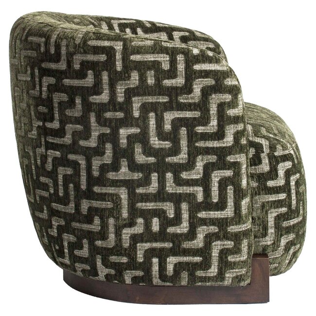 Richmond Interiors  Lounge stoel Hannah moss labyrinth fire retardant