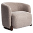 Richmond Interiors  Lounge stoel Hannah mocca chunky fire retardant