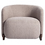 Richmond Interiors  Lounge stoel Hannah mocca chunky fire retardant