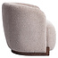 Richmond Interiors  Lounge stoel Hannah mocca chunky fire retardant