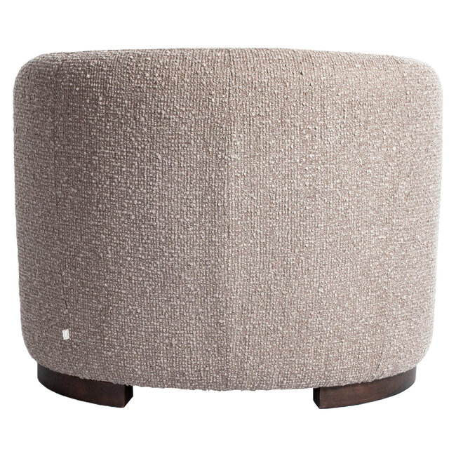 Richmond Interiors  Lounge stoel Hannah mocca chunky fire retardant