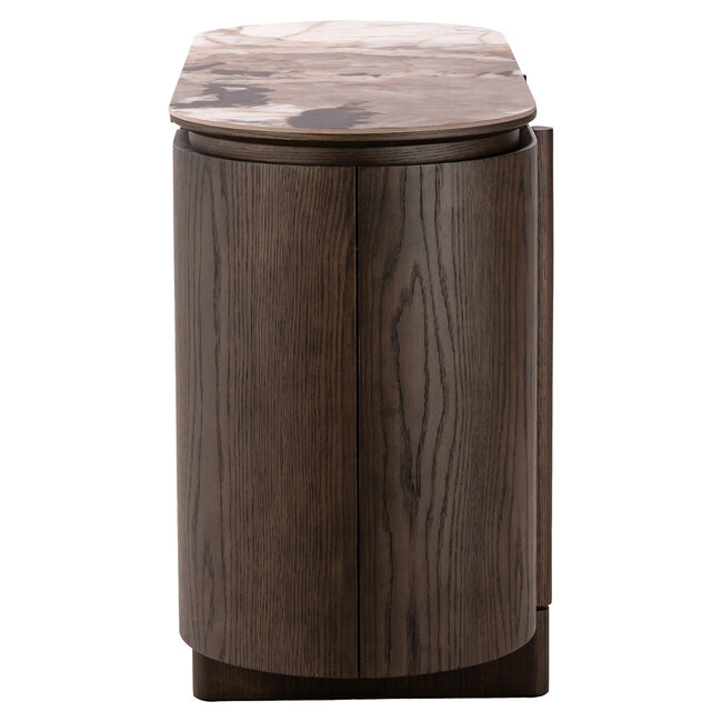 Richmond Interiors  Dressoir Langford bruin 3-doors - 120 cm