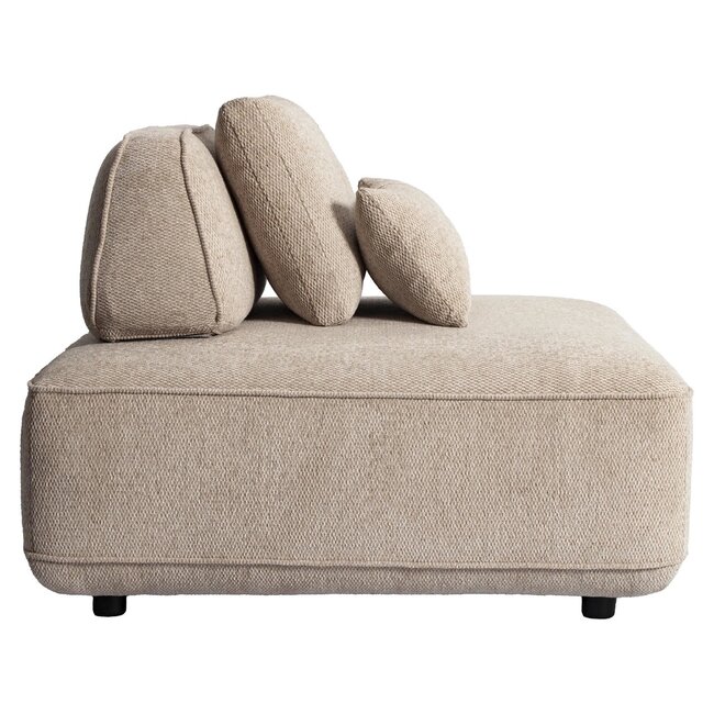 Richmond Interiors  Bank Tudor naturel boldweave 1-zits verschuifbare rugleuning backrest