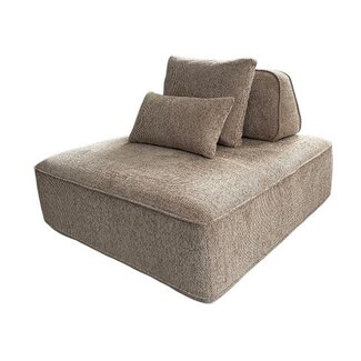 Richmond Interiors  Bank Tudor mocca boldweave 1-zits verschuifbare rugleuning
