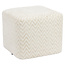 Richmond Interiors  Poef & Voetenbank Ciela beige chevron