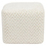 Richmond Interiors  Poef & Voetenbank Ciela beige chevron