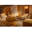 WoonMax Elementenbank Dune - Movie Ivory 101 -  Arm links90 cm - tussenelement 75 cm - Arm rechts 90 cm - hocker 90x90