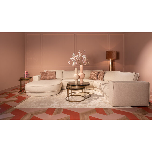 Richmond Interiors  Salontafel Cleo goud (Set van 2)