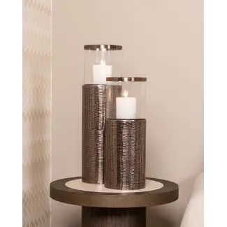 Richmond Interiors  Windlicht Faylen brons L