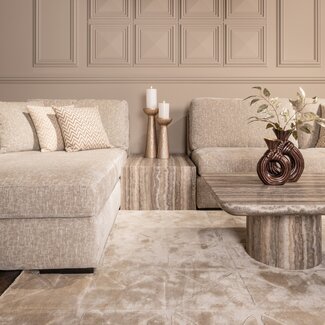 Richmond Interiors  Sofa-element Dulce grijs coffee table