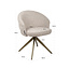 Richmond Interiors  Eetkamerstoel Zendaya cayenne bruin draaibaar fire retardant