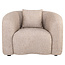 Richmond Interiors  Lounge stoel Luxandra zand tweed fire retardant