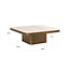 Richmond Interiors  Salontafel Claridge beige 90x90 (cumulus)