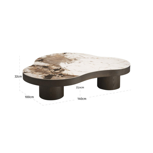 Richmond Interiors  Salontafel Langford bruin