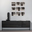 Woood Wanddeco Nami metaal nikkel - set van 9