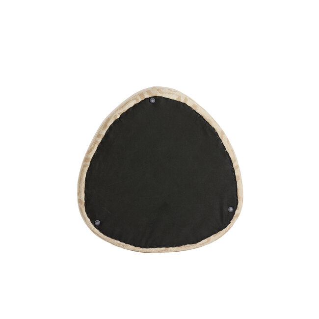 Light en Living Poef 68x68x35 cm LIBERIA beige+zand
