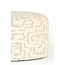 Light en Living Poef 68x68x35 cm LIBERIA beige+zand
