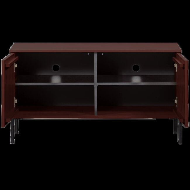 Woood New gravure tv meubel 100 cm bordeauxrood [fsc]