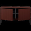 Woood New gravure tv meubel 100 cm bordeauxrood [fsc]