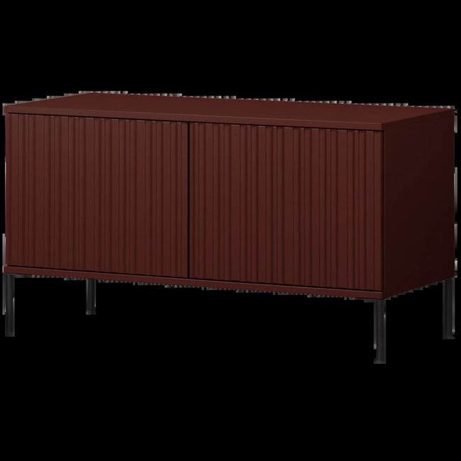 Woood New gravure tv meubel 100 cm bordeauxrood [fsc]