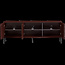 Woood New gravure tv meubel 150 cm grenen Bordeauxrood fsc]