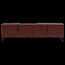 Woood Gunnar tv meubel 200 cm grenen bordeaux [fsc]