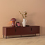 Woood Gunnar tv meubel 200 cm grenen bordeaux [fsc]