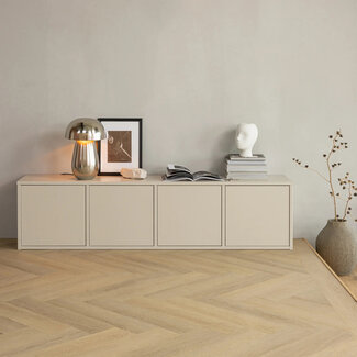 Woood Merel TV meubel  grenen dust 200 cm[fsc]