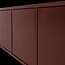 Woood Merel TV meubel  grenen bordeaux 200 cm[fsc]