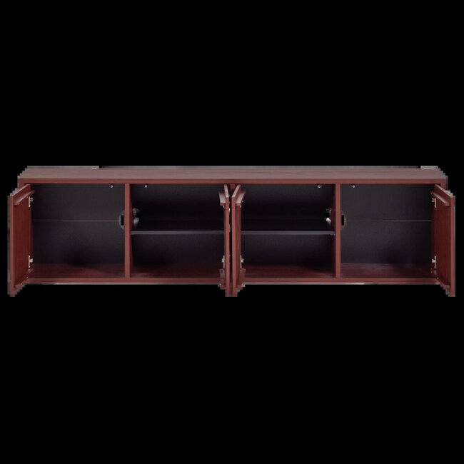 Woood Merel TV meubel  grenen bordeaux 200 cm[fsc]