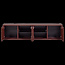 Woood Merel TV meubel  grenen bordeaux 200 cm[fsc]