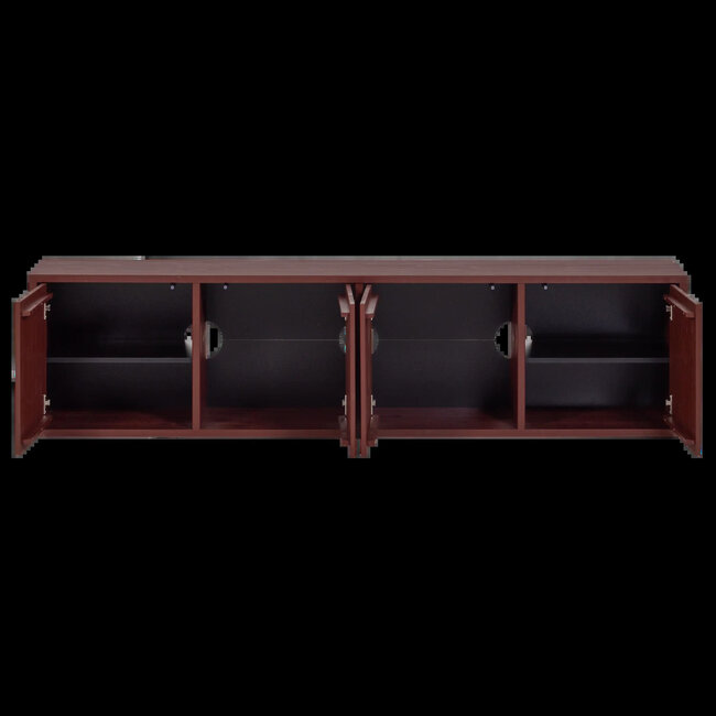 Woood Merel TV meubel  grenen bordeaux 200 cm[fsc]