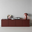 Woood Merel TV meubel  grenen bordeaux 200 cm[fsc]
